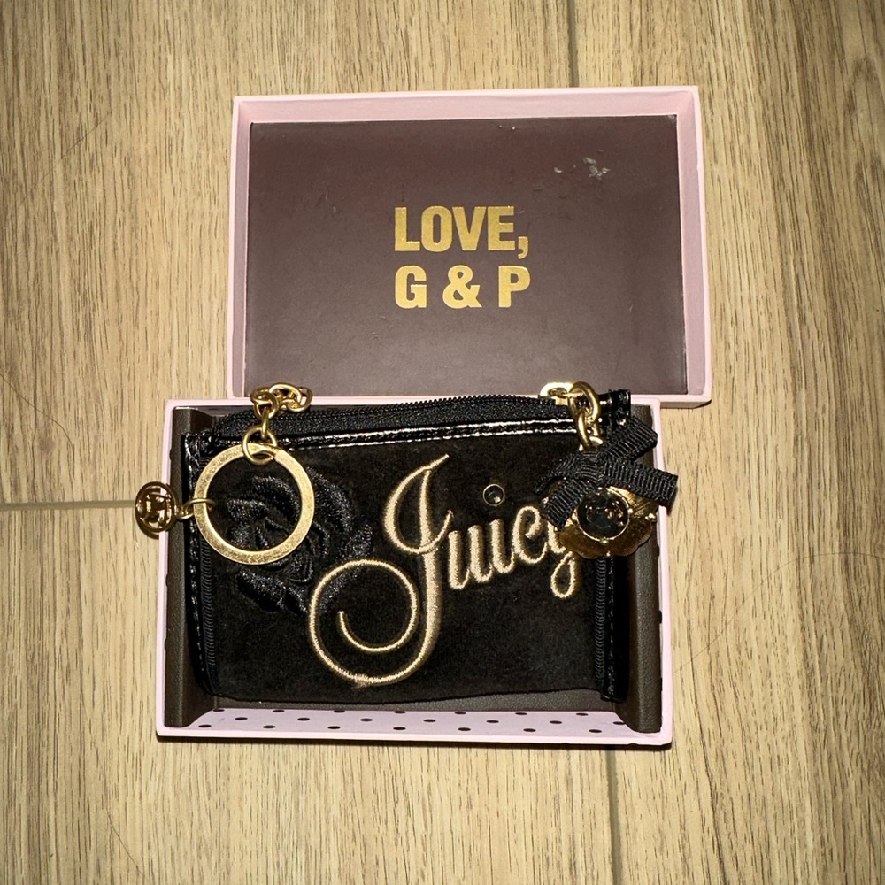 Vintage Juicy Couture Velour Coin Pouch with box